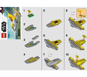 LEGO Naboo Starfighter Set 30383 Instructions