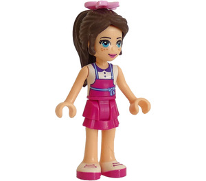 LEGO Naomi, Magenta Layered Skjørt Minifigur