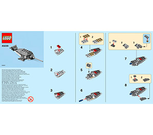 LEGO Narwhal Set 40239 Instructions