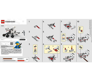 LEGO NASA Mars Rover Perseverance 30682 Instrukce