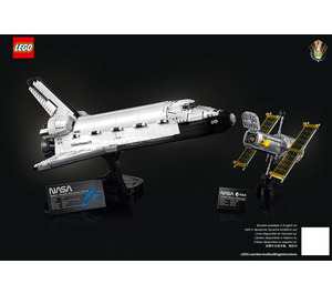 LEGO NASA Espacer Navette Discovery 10283 Instructions