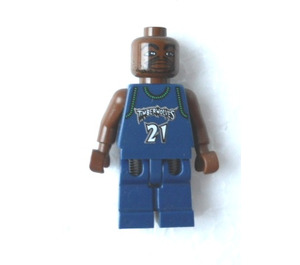 LEGO NBA Kevin Garnett, Minnesota Timberwolves #21 Dark Azul Uniform Minifigura