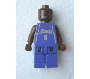 LEGO NBA Kobe Bryant, Los Angeles Lakers #8 (Road Uniform) Minifiguur