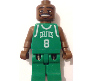 LEGO NBA player, Antoine Walker, Boston Celtics Road Uniform, #8 Minifigure