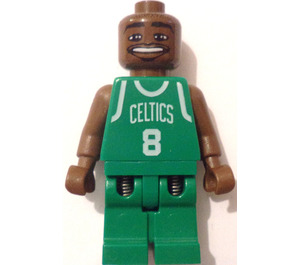 LEGO NBA player, Antoine Walker, Boston Celtics Road Uniform, #8 Minifigurka