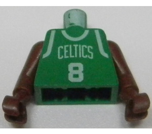 LEGO NBA player, Antoine Walker, Boston Celtics Torse