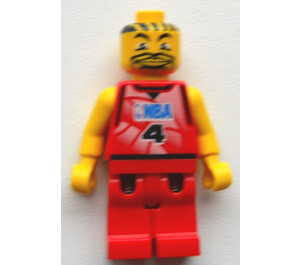 LEGO NBA player, Number 4 Minifigure