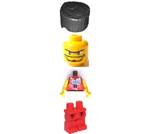 LEGO NBA player, Number 8 Minifigur