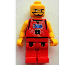 LEGO NBA player, Number 8 minifiguur