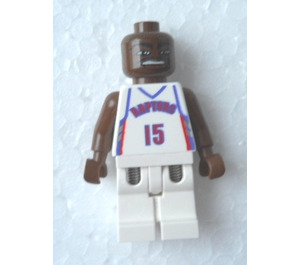 LEGO NBA Vince Carter, Toronto Raptors #15 Home Uniform Minifigure