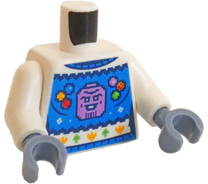 LEGO Nebula z Boże Narodzenie Sweter Minifigurka Tułów (973 / 76382)