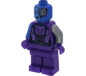 LEGO Nebula mit Dark Lila Anzug und Blau Kopf Minifigur