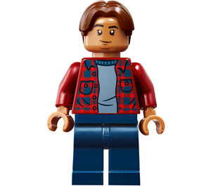 LEGO Ned Leeds mit Plaid Hemd Minifigur