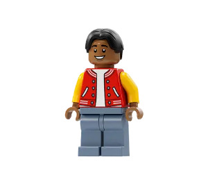 LEGO Ned Leeds med Rød Jakke Minifigur