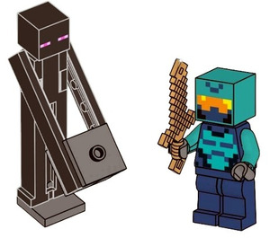 LEGO Nether Hero and Enderman 662305