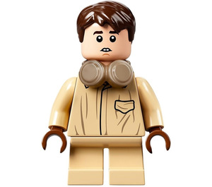 LEGO Neville Longbottom med Coveralls och Hörlurar Minifigur