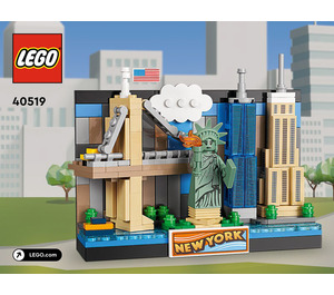 LEGO New York Postcard Set 40519 Instructions