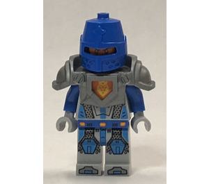 LEGO Nexo Riddare Soldat - Platt Silver Rustning Minifigur