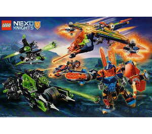 LEGO Nexo Knights Poster 2018 Issue 4 (Double-Sided)