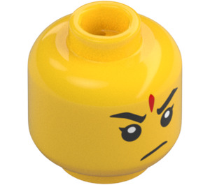 LEGO Nezha Minifigure Head (Recessed Solid Stud) (3626 / 67756)