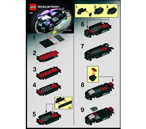 LEGO Night Driver Set 8132 Instructions