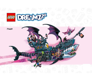 LEGO Nightmare Shark Ship 71469 Anweisungen