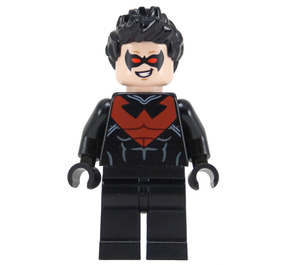 LEGO Nightwing jossa Punainen Rintakehä Symbol Minihahmo