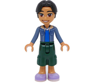 LEGO Niko con Verde scuro Cargo Pantaloncini Minifigure