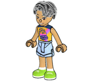 LEGO Niko med Lys Blå Shorts Minifigur