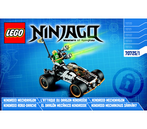LEGO Nindroid MechDragon Set 70725 Instructions