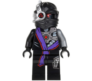 LEGO Nindroid Warrior mit Eins Sided Dekoration auf Kopf Minifigur