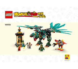 LEGO Nine-Headed Beast 80056 Anweisungen