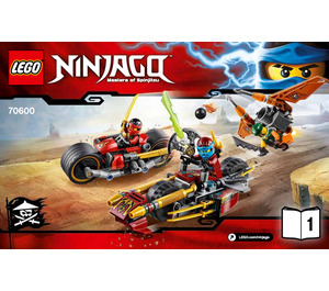 LEGO Ninja Bike Chase Set 70600 Instructions