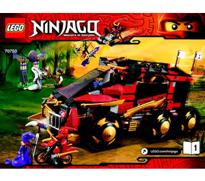 LEGO Ninja DB X 70750 Instrucciones