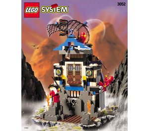 LEGO Ninja Feu Fortress 3052 Instructions