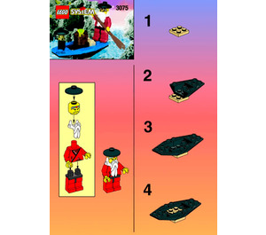 LEGO Ninja Master's Boat 3075 Instructions