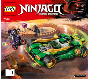 LEGO Ninja Nightcrawler 70641 Instrucciones