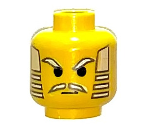 LEGO Ninja Shogun Head (Safety Stud) (3626)