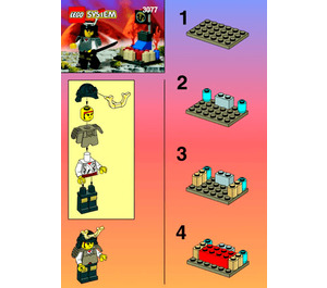 LEGO Ninja Shogun's Mini Base 3077 Instructions