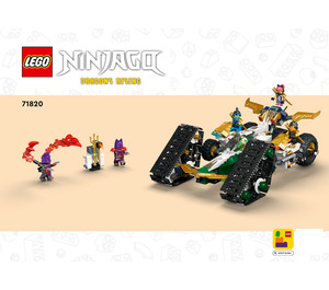 LEGO Ninja Team Combo Vehicle 71820 Instrukcje