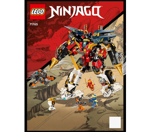 LEGO Ninja Ultra Combo Mech Set 71765 Instructions