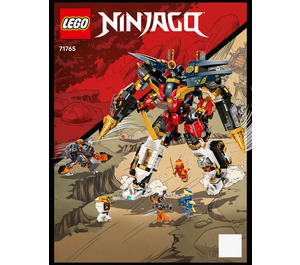 LEGO Ninja Ultra Combo Mech 71765 Instrucciones