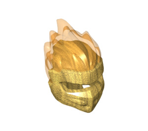 LEGO Ninjago Mask with Transparent Orange Flame (41163)