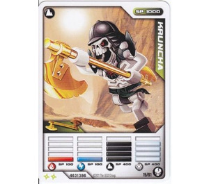 LEGO Ninjago Masters of Spinjitzu Deck 1 Game Card 15 - Kruncha (93844)