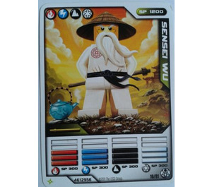 LEGO Ninjago Masters of Spinjitzu Deck 1 Game Card 16 - Sensei Wu (International Version) (93844)