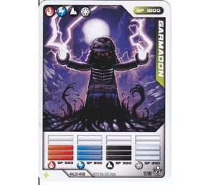 LEGO Ninjago Masters of Spinjitzu Deck 1 Game Card 17 - Garmadon (International Version) (93844)