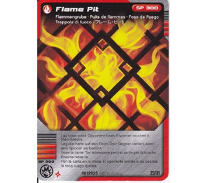 LEGO Ninjago Masters of Spinjitzu Deck 1 Game Card 23 - Flame Pit (International Version) (93844)