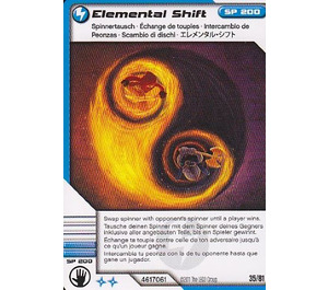 LEGO Ninjago Masters af Spinjitzu Deck 1 Game Kort 35 - Elemental Shift (International Version) (93844)