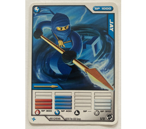 LEGO Ninjago Masters of Spinjitzu Deck 1 Game Card 5 - Jay (International Version) (93844)