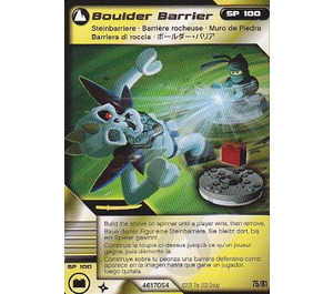 LEGO Ninjago Masters of Spinjitzu Deck 1 Game Card 75 - Boulder Barrier (International Version) (93844)